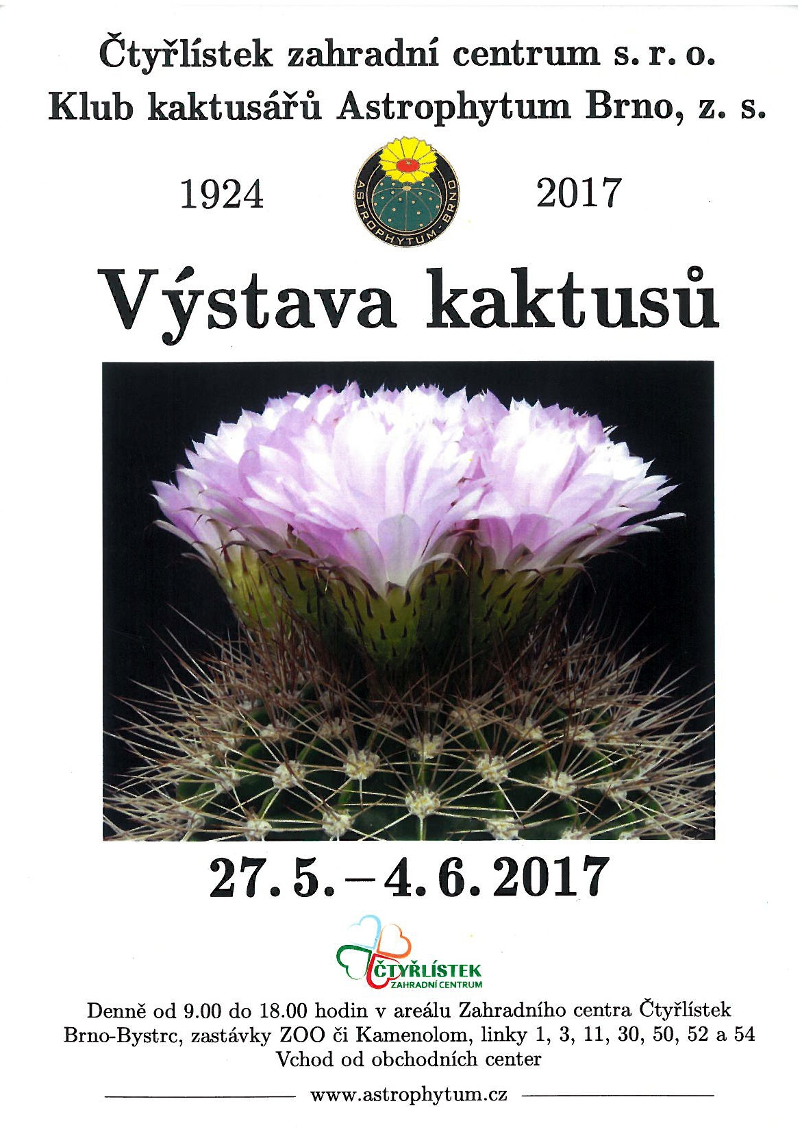 Výstava kaktusů 2017